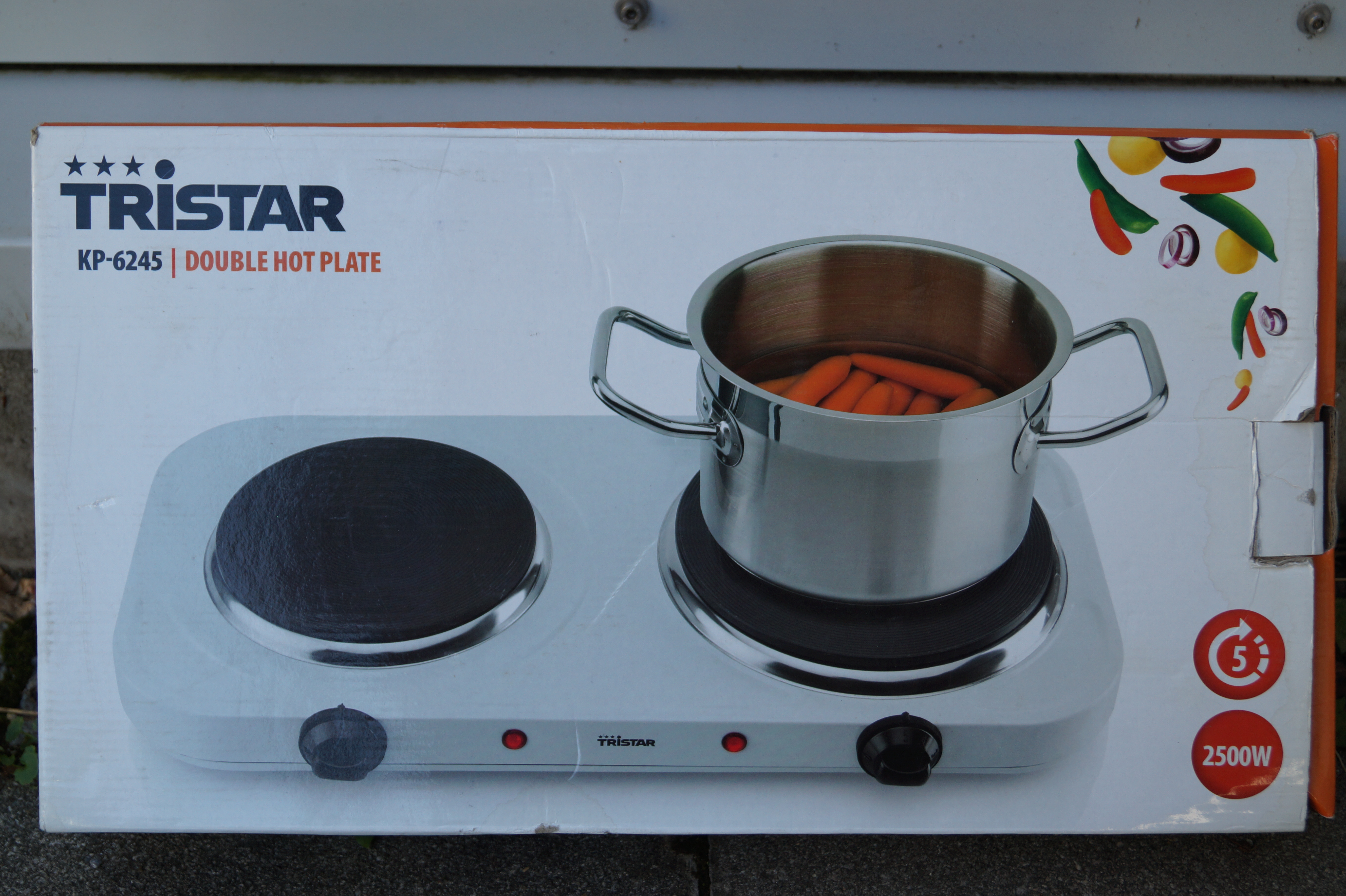 Mobile Doppel-Kochplatte